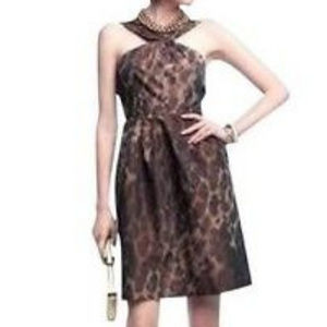 Banana Republic Leopard Print Dress  W/ POCKETS 6P